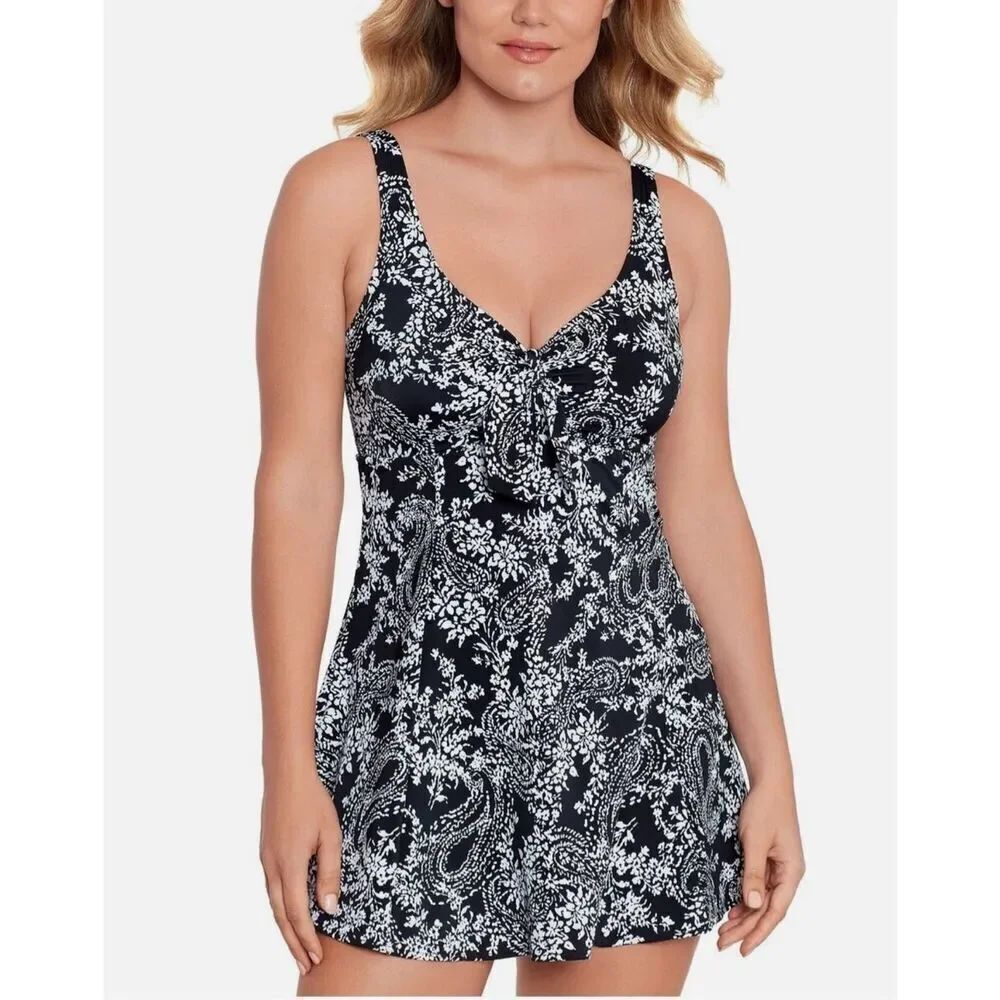 Swim Solutions NEW size 18 swim dress tummy control thigh minimizer